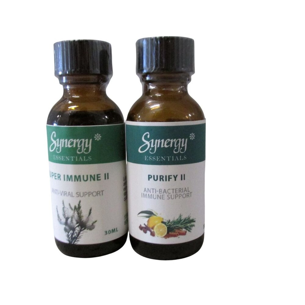 Essential Oils Super Immunity Anti Viral Anti Bacterial Combo 2 Bottles 30ml